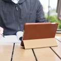 Skórzane Etui ICARER Vintage iPad Mini 5 2019 brązowe