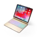 Obrotowa Podświetlana Klawiatura Bluetooth do iPad Pro 12.9 2018 złota
