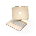 Obrotowa Podświetlana Klawiatura Bluetooth do iPad Pro 12.9 2018 złota
