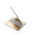 Obrotowa Podświetlana Klawiatura Bluetooth do iPad Pro 12.9 2018 złota