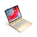 Obrotowa Podświetlana Klawiatura Bluetooth do iPad Pro 12.9 2018 złota