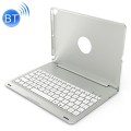 Mocne Etui Obudowa Podświetlana Klawiatura do iPad 7 10.2 2019 srebrna