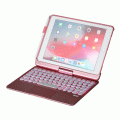 Mocne Etui Podświetlana Klawiatura TouchPad do iPad 9.7 2017/ iPad 9.7 2018 różowa