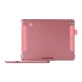 Mocne Etui Podświetlana Klawiatura TouchPad do iPad 9.7 2017/ iPad 9.7 2018 różowa
