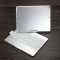 Obrotowe Etui Podświetlana Klawiatura do iPad 10.2 2019 srebrna