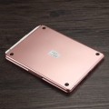 Obrotowe Etui Podświetlana Klawiatura do iPad 10.2 2019 złoty róż