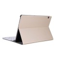 Etui z wyjmowaną klawiaturą do Huawei Mediapad T5 10 złoto-białe
