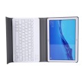 Etui z wyjmowaną klawiaturą do Huawei Mediapad T5 10 różowo-białe