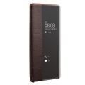 Skórzane Etui Pokrowiec QIALINO Huawei Mate 30 Pro brązowe