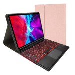 Etui Podświetlana Klawiatura TouchPad iPad Pro 11 2020 / 2018 różowa