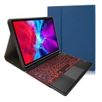 Etui Podświetlana Klawiatura TouchPad iPad Pro 11 2020 / 2018 granatowa