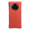 Skórzane Etui Plecki QIALINO do Huawei Mate 30 Pro pomarańczowe