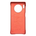 Skórzane Etui Plecki QIALINO do Huawei Mate 30 Pro pomarańczowe