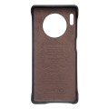 Skórzane Etui Plecki QIALINO do Huawei Mate 30 Pro granatowe