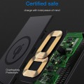 Aluminiowy Stojak Ładowarka Bezprzewodowa do Apple iPhone AirPods Pro szara