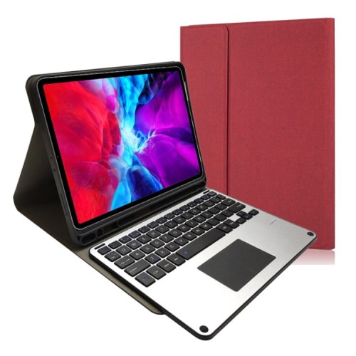 Etui Pokrowiec Klawiatura TouchPad iPad Pro 11 2020 / 2018 czerwona