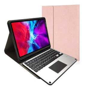 Etui Pokrowiec Klawiatura TouchPad iPad Pro 11 2020 / 2018 różowa