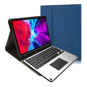 Etui Pokrowiec Klawiatura Gładzik iPad Pro 11 2020 / 2018 granatowa