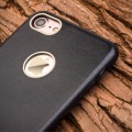 Skórzane Etui Plecki Obudowa QIALINO iPhone SE 2020 czarne