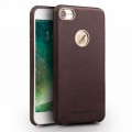 Skórzane Etui Plecki Obudowa QIALINO iPhone SE 2020 brązowe