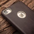 Skórzane Etui Plecki Obudowa QIALINO iPhone SE 2020 brązowe