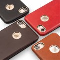 Skórzane Etui Plecki Obudowa QIALINO iPhone SE 2020 brązowe
