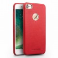 Skórzane Etui Plecki Obudowa QIALINO iPhone 7/8 czerwone