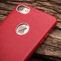 Skórzane Etui Plecki Obudowa QIALINO iPhone 7/8 czerwone