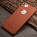 Skórzane Etui Plecki Obudowa QIALINO iPhone 7/8 brązowy jasny