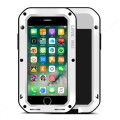 Metalowe Pancerne Etui LOVE MEI iPhone SE 2020 białe