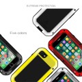 Metalowe Pancerne Etui LOVE MEI iPhone SE 2020 czerwone