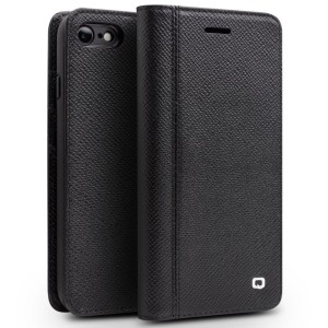 QIALINO Magnetyczne Skórzane Etui Portfel do iPhone 7/ iPhone 8