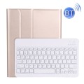 Etui Podświetlana Klawiatura Pen Slot do iPad Pro 11 2020 złota