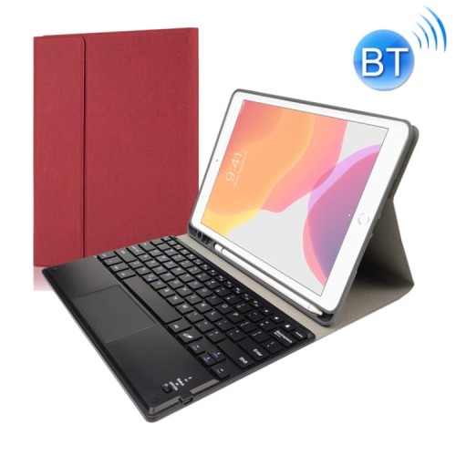 Etui Klawiatura TouchPad do iPad 10.2 2019 czerwona