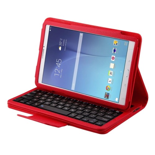 Etui Klawiatura Bluetooth Samsung Galaxy Tab E 9.6 czerwona