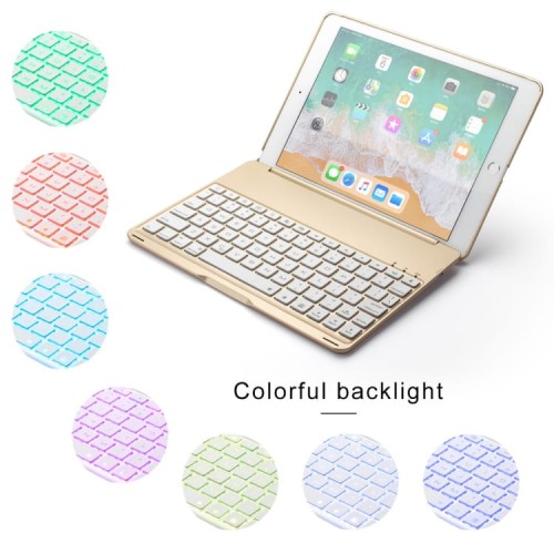 Podświetlana Klawiatura do iPad 9.7 iPad Air złota