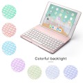 Podświetlana Klawiatura Etui do iPad 9.7 / iPad Air złoty róż