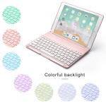 Podświetlana Klawiatura Etui do iPad 9.7 / iPad Air  złoty róż