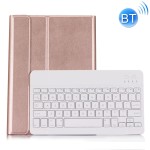 Etui Podświetlana Klawiatura Samsung Galaxy Tab S6 T860 T865 złoty różowy