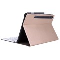 Etui Podświetlana Klawiatura Samsung Galaxy Tab S6 T860 T865 złoty różowy