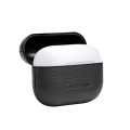 Piękne Skórzane Etui QIALINO do AirPods Pro czarne