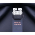 Piękne Skórzane Etui QIALINO do AirPods Pro czarne