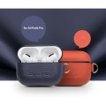 Piękne Skórzane Etui QIALINO do AirPods Pro czarne