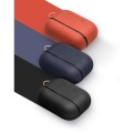 Piękne Skórzane Etui QIALINO do AirPods Pro granatowe
