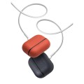 Piękne Skórzane Etui QIALINO do AirPods Pro granatowe