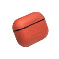 Piękne Skórzane Etui QIALINO do AirPods Pro czerwone