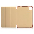 Skórzane Etui ICARER do iPad Pro 11 2020 czerwone