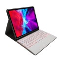 Etui Podświetlana Klawiatura do iPad Pro 12.9 2020 czerwone