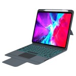 Podświetlana Klawiatura Bezprzewodowa Gładzik do iPad 9/8/7 10.2 czarna 