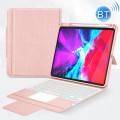 Podświetlana Klawiatura Bezprzewodowa Gładzik do iPad 10.2 różowa